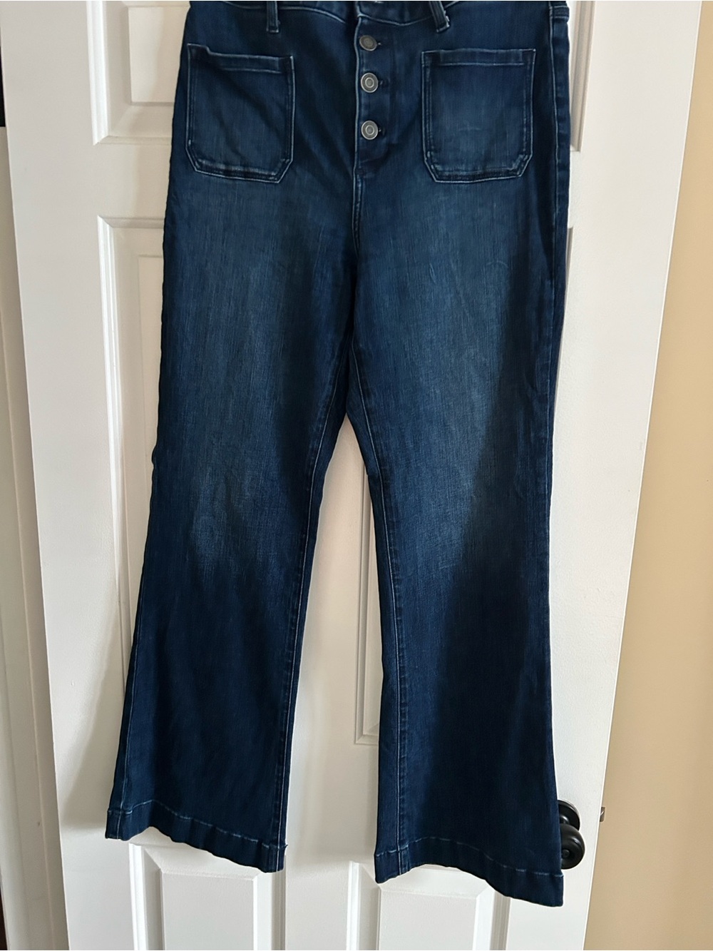 Lauren Conrad Dark Blue Women's Flare Jeans Size 12